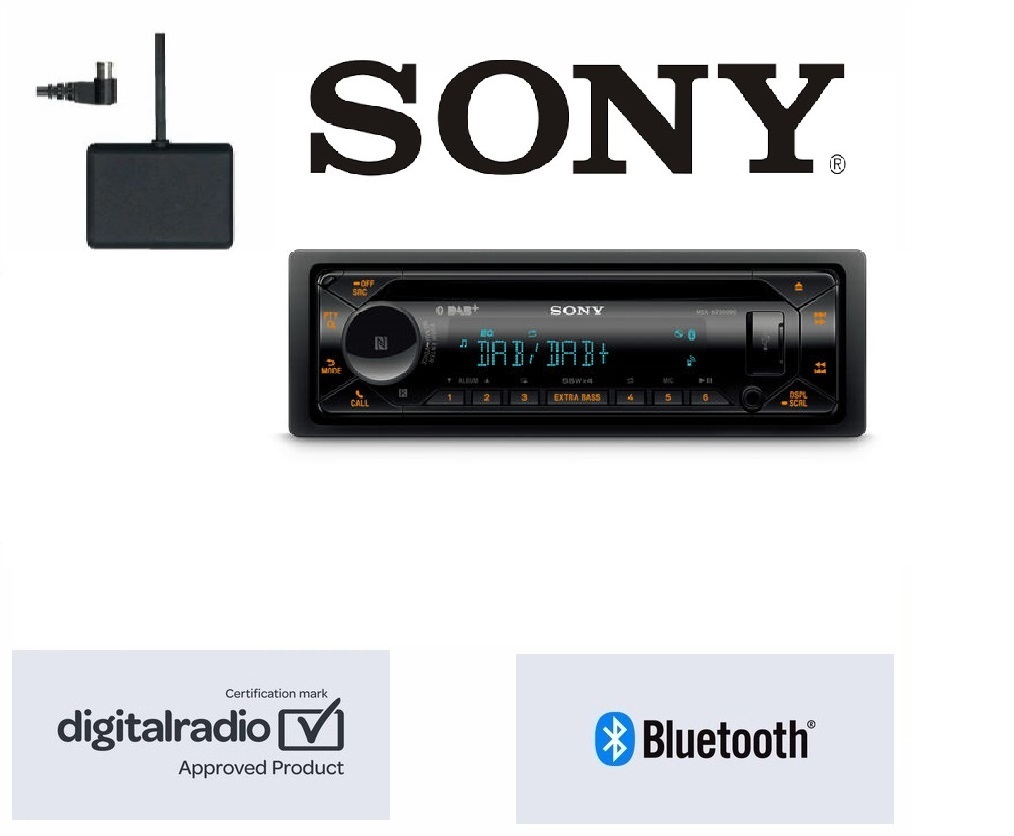 Sony Mobil MEX-N7300BD Bluetooth, Art 4X55Watt Dab, -