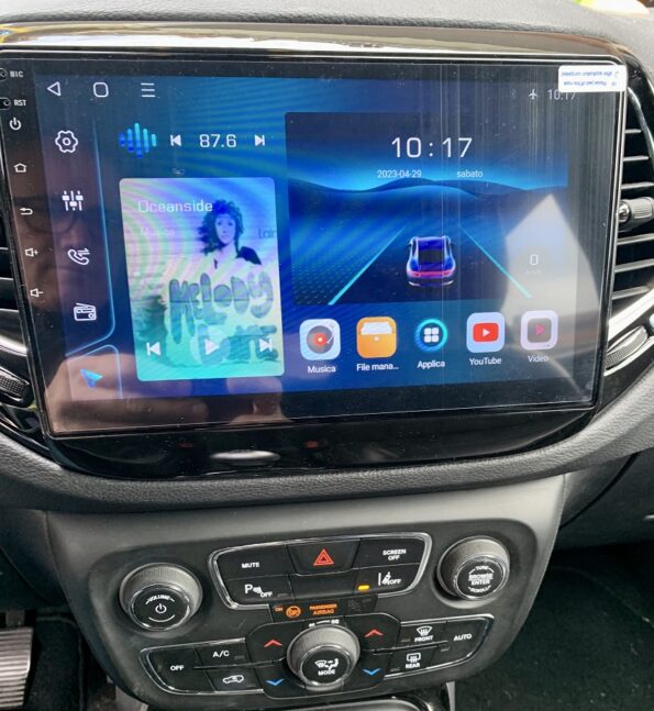 Car Tablet Lettore Multimediale Per Jeep Compass AndroidAuto