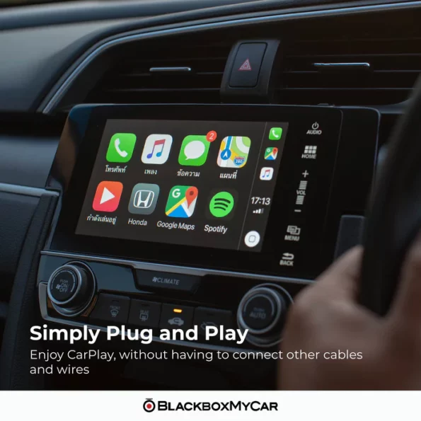 ZZAir Pro Trasmetti in streaming Netflix, Youtube e converti anche la tua fabbrica cablata in wireless CarPlay e Android Auto con una semplice connessione USB.